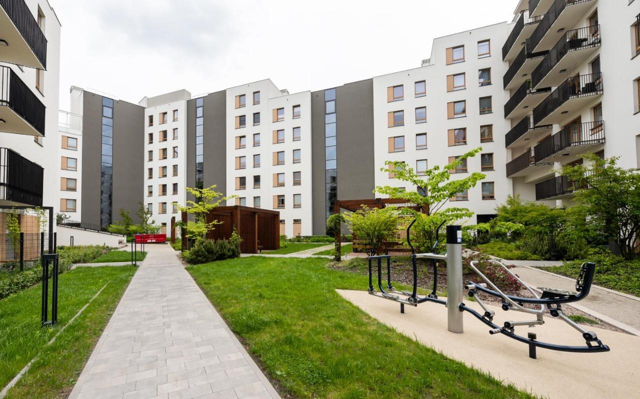 Wola Skwer Happy Apartment วอร์ซอ ภายนอก รูปภาพ