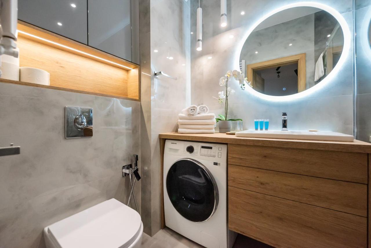 Wola Skwer Happy Apartment วอร์ซอ ภายนอก รูปภาพ