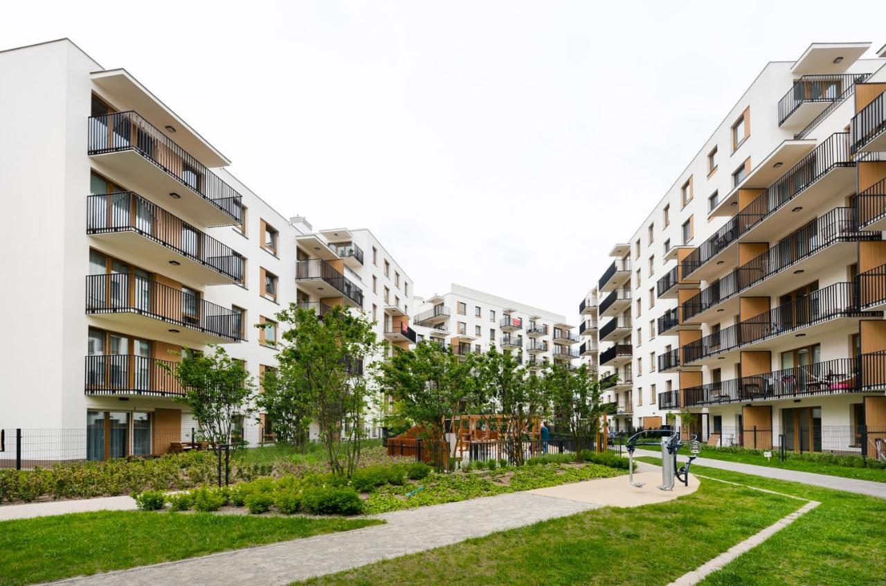Wola Skwer Happy Apartment วอร์ซอ ภายนอก รูปภาพ