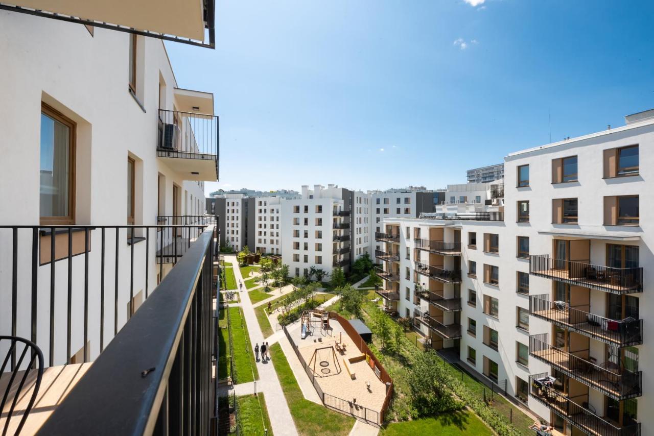 Wola Skwer Happy Apartment วอร์ซอ ภายนอก รูปภาพ